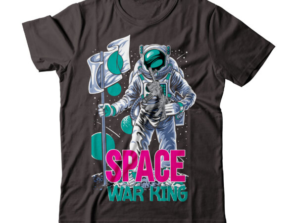 Space war kinf graphic tshirt design , space soldier tshirt design , astronaut vector graphic t shirt design on sale ,space war commercial use t-shirt design,astronaut t shirt design,astronaut t