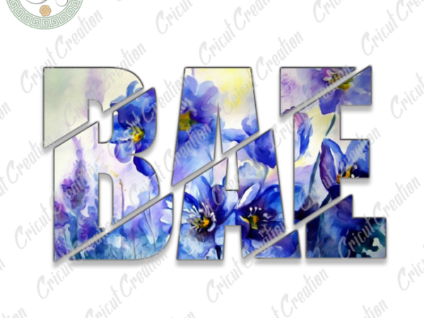 Logo brand, flower bae design diy crafts, flower vector colorful png files , flower clip art silhouette files, trending cameo htv prints
