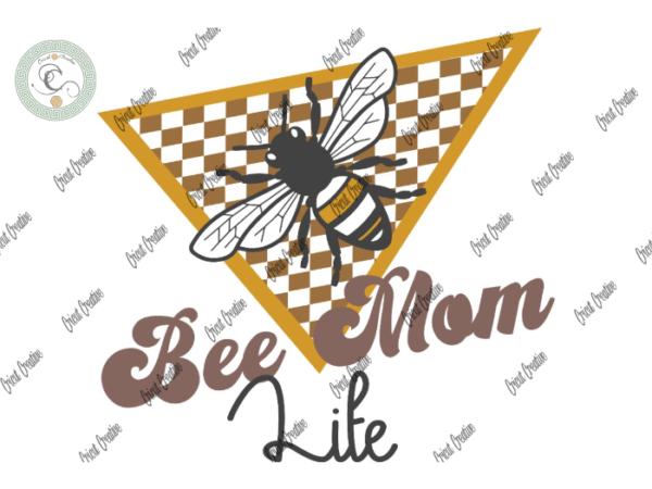 Black women , bee mom life diy crafts, plaid triangle background svg files for cricut, bee clipart silhouette files, trending cameo htv prints t shirt template