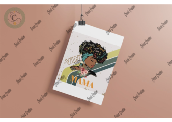 Black Girl , Black vintage retro mama Diy Crafts, vintage background svg Files For Cricut, Afro girlSilhouette Files, Trending Cameo Htv Prints t shirt template