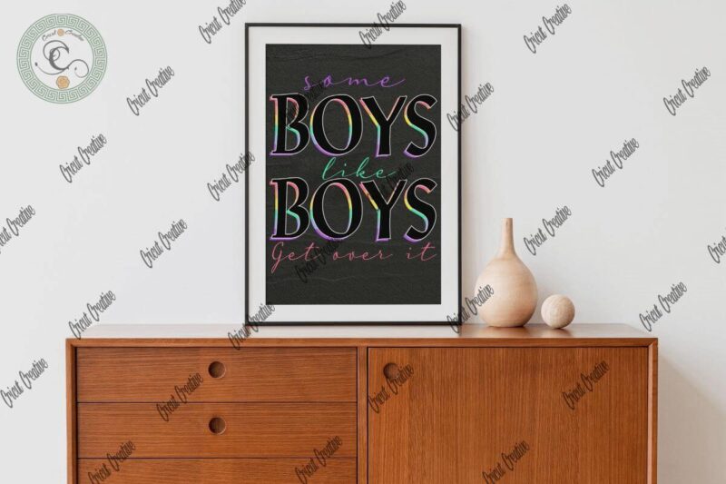 LGBT Quote Rainbow Silhouette Files & Celebrate Love Vector Cutting Files Instant Download