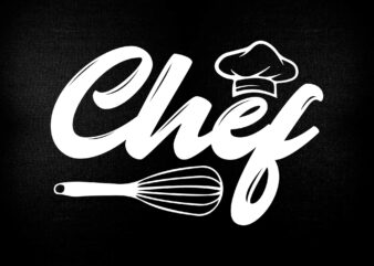 chef hat spatula digital file – SVG, PNG, Cricut & Silhouette cook cooking food t shirt vector file