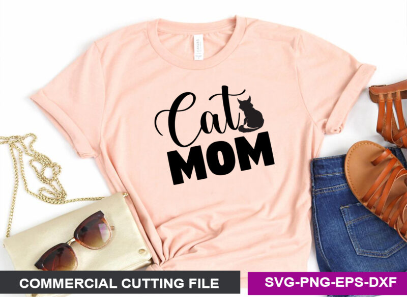 Cat SVG T shirt Design Bundle