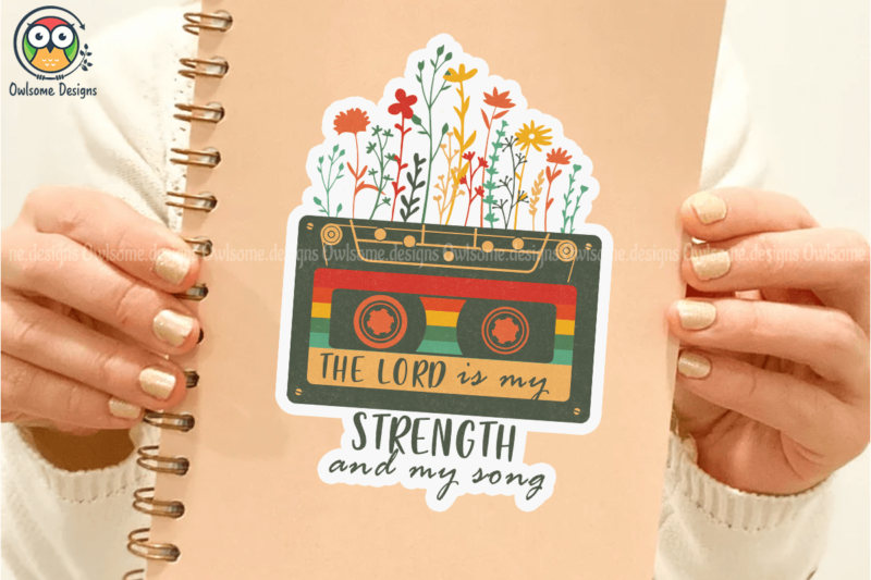 The Lord is my strength sublimation