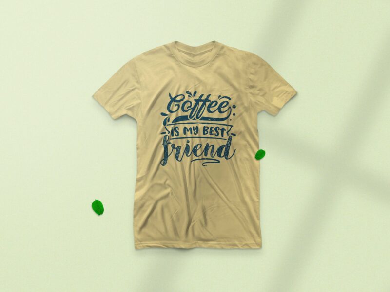 Coffee typography t-shirt designs bundle, Vintage coffee t-shirt design, Coffee motivational quotes t-shirt,