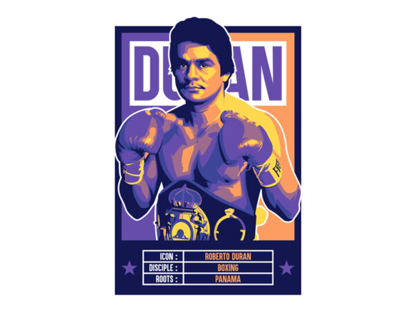 Duran t shirt vector illustration