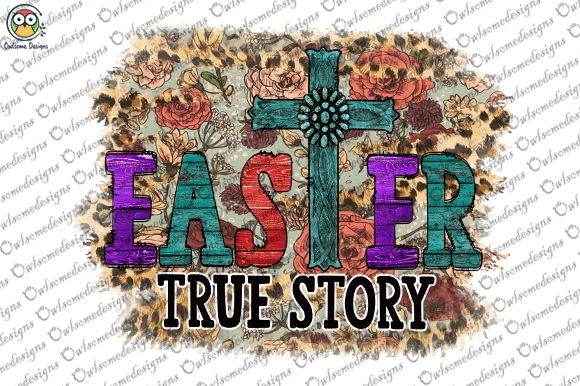 Easter true story t-shirt design