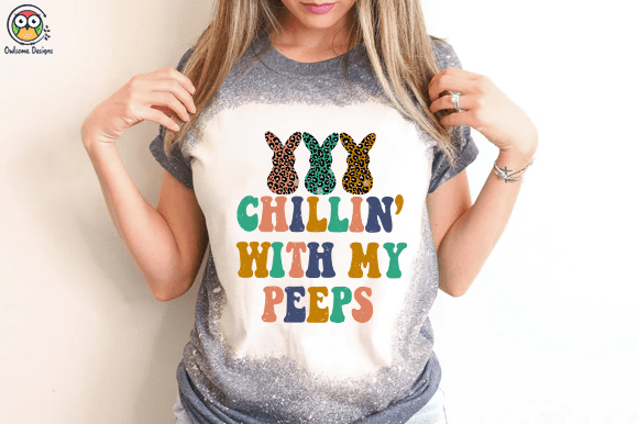 Chilling with my peeps t-shirt design