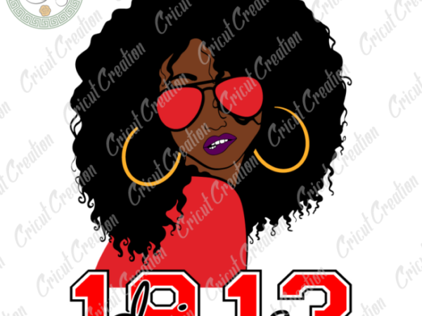 Delta black, black girl earring diy crafts, delta sigma svg files for cricut, since 1913 silhouette files, trending cameo htv prints t shirt vector illustration