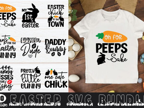 Easter svg bundle vector t-shirt design