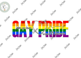 Gay Pride LGBT Rainbow Flag Silhouette Files & Bisexual Flag Vector Svg Files