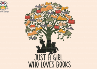 Girl who loves books sublimation
