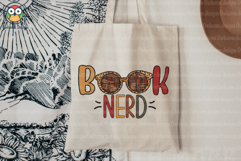 Book nerd Sublimation Design