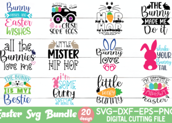 Happy Easter SVG Bundle graphic t shirt