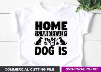 Dog SVG T shirt Design Template