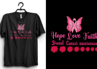 Breast Cancer .Hope Love Faith Breast Cancer Awareness