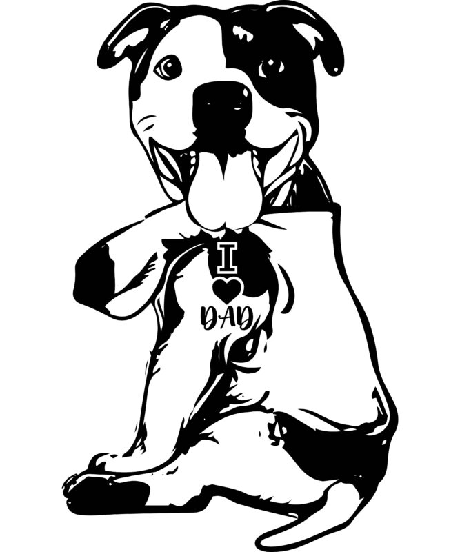 emilydesign, pitbull dog, i love dad, pitbull dog, i love dad, png pitbull dog, i love dad, tatoo png, pitbull dog, i love mom, vector pitbull, i love dad png,