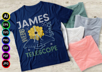 James webb space telescope t-shirt design