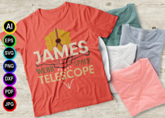 James webb space telescope t shirt design