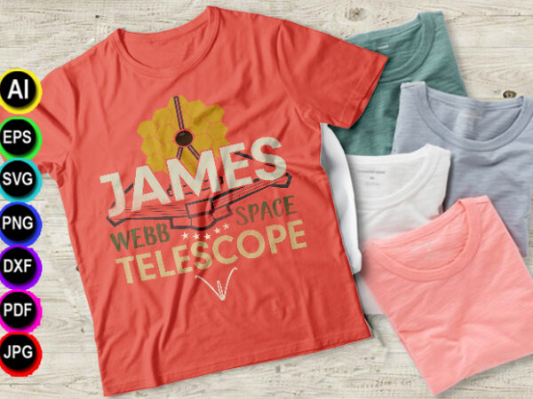 James webb space telescope t shirt design