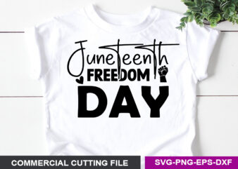 Juneteenth freedom day- SVG vector clipart