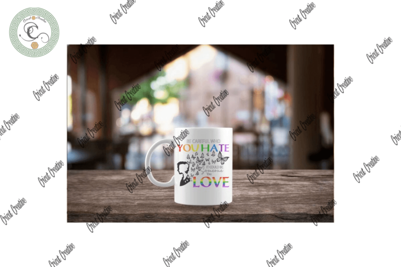 LGBT Quote Butterfly Vector Sublimation Files & Human LGBT Flag Clipart Svg File