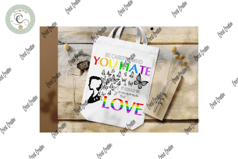 LGBT Quote Butterfly Vector Sublimation Files & Human LGBT Flag Clipart Svg File
