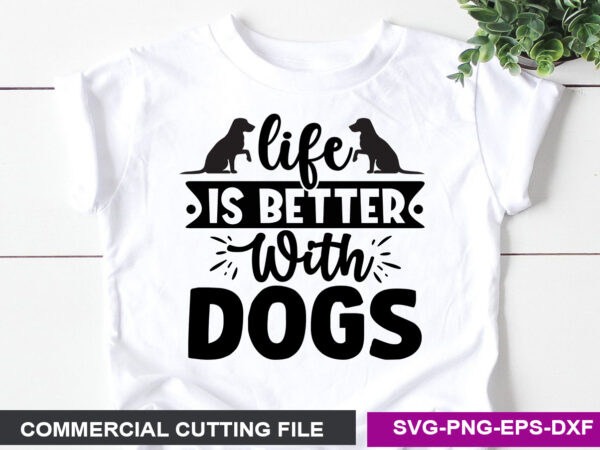 Dog svg t shirt design template