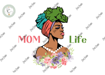 Black mom , Black mom Life gorgeous Diy Crafts, Pearl ring svg Files For Cricut, flower vectorSilhouette Files, Trending Cameo Htv Prints