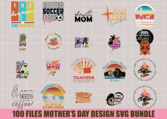 Mother’s Day Design SVG Files For Cricut, Mothers Day Tshirt Graphic Design