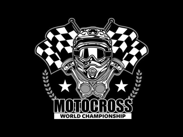 Motocross worl championship t shirt designs for sale