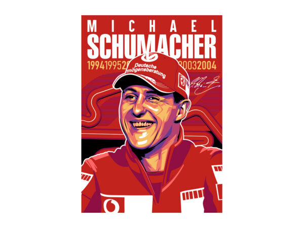 Michael schumacher t shirt designs for sale