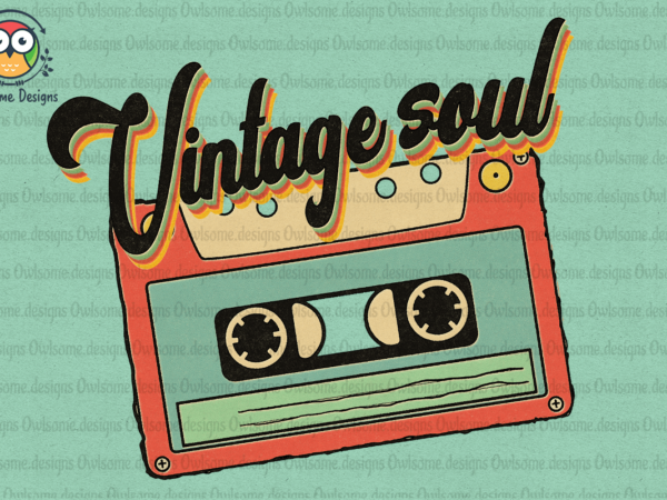 Radio vintage soul sublimation t shirt design online