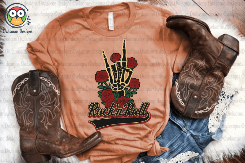 Rock And Roll Skeleton Sublimation