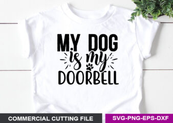 Dog SVG T shirt Design Template