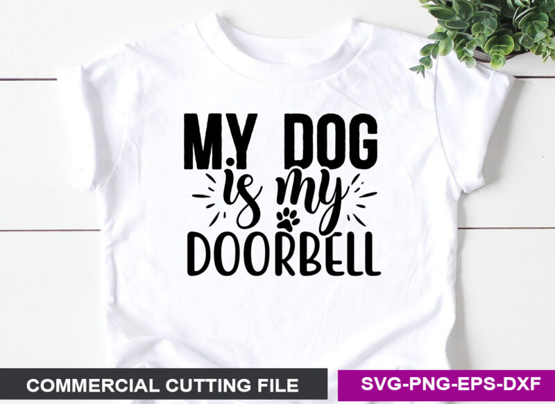 Dog SVG T shirt Design Template