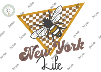 Black mom , Newyork Life vintage Diy Crafts, art of bee svg Files For Cricut, plaid yellow triangle Silhouette Files, Trending Cameo Htv Prints