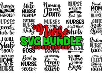 Nurse SVG Bundle Design