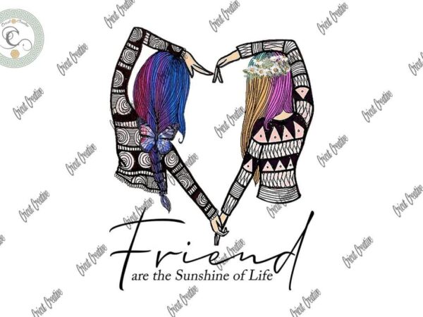 Best friend shirt design ideas best gift for friends sublimation files