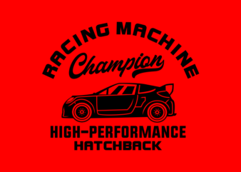 RACING CAR CHAMPION t shirt design online