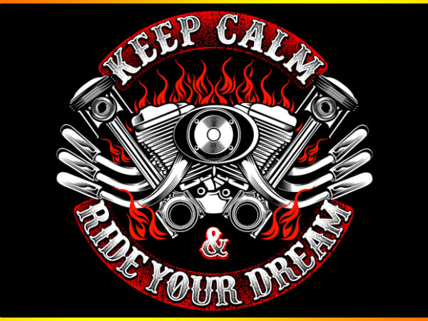 Ride your dream t shirt design online