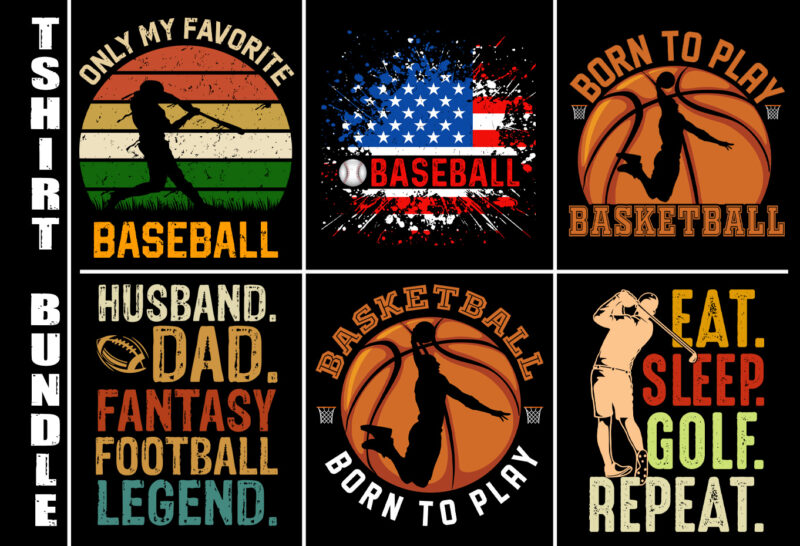 Sports Lover T-Shirt Design Bundle