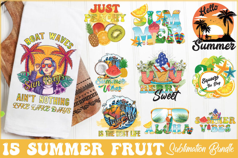 Summer Fruit Sublimation Bundle