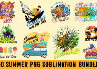 Summer Png Sublimation Bundle t shirt template vector