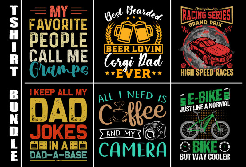 T-Shirt Design Bundle 6