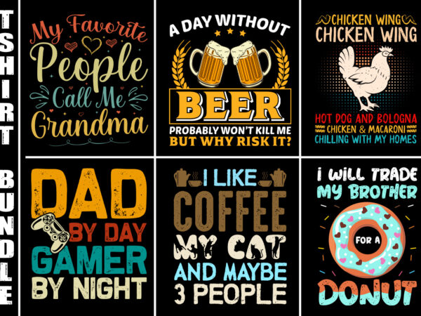 T-shirt design bundle 7