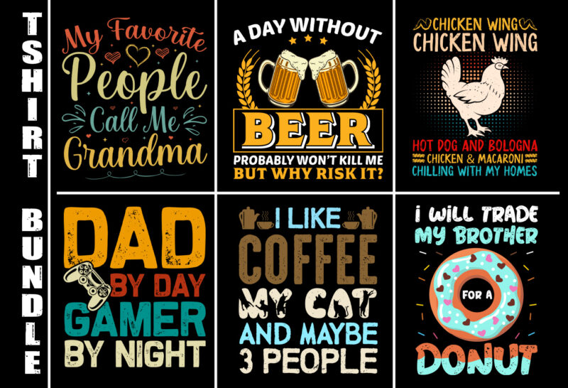 T-Shirt Design Bundle 7