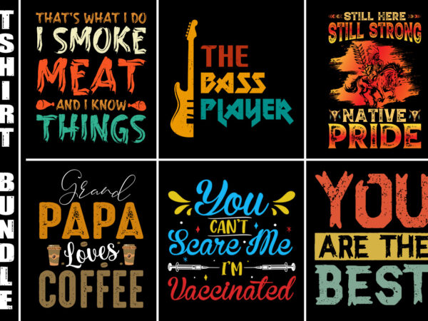 T-shirt design bundle 8