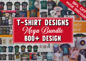 T-shirt Designs Mega Bundle