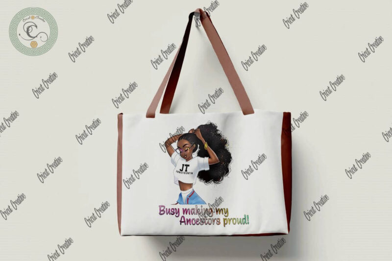 African Woman With Juneteenth Quotes Sublimation design & Black History Month Design T-shirt Png